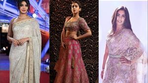 Sara Ali Khan, Priyanka Chopra, Isha Ambani: Top 7 muses to designer duo Abu Jani and Sandeep Khosla and an ode to monumental dressing.(Abu Jani Sandeep Khosla/Instagram) Sara Ali Khan, Priyanka Chopra, Isha Ambani: Top 7 muses to designer duo Abu Jani and Sandeep Khosla and an ode to monumental dressing.(Abu Jani Sandeep Khosla/Instagram)