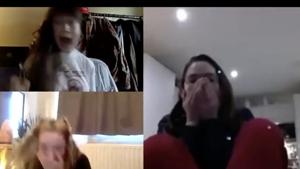 The image shows the scared reactions of the people.(Twitter/@DirRobSavage) The image shows the scared reactions of the people.(Twitter/@DirRobSavage)