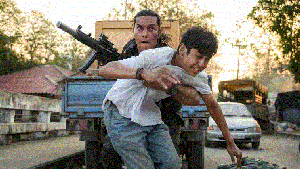 Randeep Hooda in a still from Extraction. Randeep Hooda in a still from Extraction.