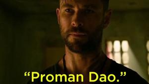 Chris Hemsworth in a screengrab from Extraction. Chris Hemsworth in a screengrab from Extraction.