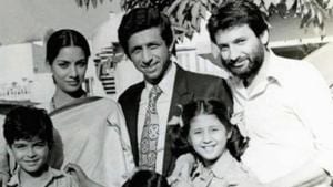 Urmila Matondkar alongside Naseeruddin Shah, Shabana Azmi and Shekhar Kapur in Masoom. Urmila Matondkar alongside Naseeruddin Shah, Shabana Azmi and Shekhar Kapur in Masoom.