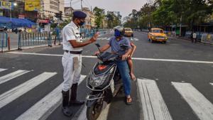 In a separate case, a young man was arrested when he assaulted a police officer at Parnasree in south west Kolkata. The young man was riding his motorcycle when police stopped him for questioning. (Image used for representation).(PTI PHOTO.) In a separate case, a young man was arrested when he assaulted a police officer at Parnasree in south west Kolkata. The young man was riding his motorcycle when police stopped him for questioning. (Image used for representation).(PTI PHOTO.)
