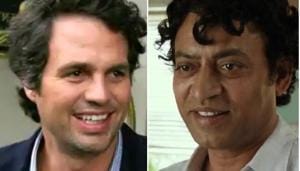 Irrfan Khan met Mark Ruffalo after the success of Slumdog Millionaire. Irrfan Khan met Mark Ruffalo after the success of Slumdog Millionaire.