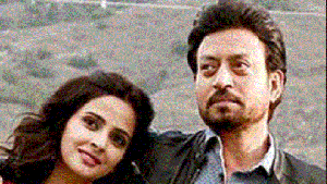 Saba Qamar acted with Irrfan Khan in Hindi Medium. Saba Qamar acted with Irrfan Khan in Hindi Medium.