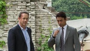 Irrfan Khan and Tom Hanks in a still from Inferno. Irrfan Khan and Tom Hanks in a still from Inferno.