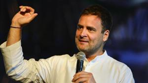 The dialogue between Rahul Gandhi and Raghuram Rajan is pre-recorded and will be disseminated by the Congress on social media over the next couple of days.(File photo) The dialogue between Rahul Gandhi and Raghuram Rajan is pre-recorded and will be disseminated by the Congress on social media over the next couple of days.(File photo)