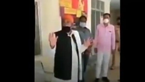 Suresh Tiwari admitted to having called for the boycott, saying say he did so as a precautionary measure to protect people from getting infected. Suresh Tiwari admitted to having called for the boycott, saying say he did so as a precautionary measure to protect people from getting infected.