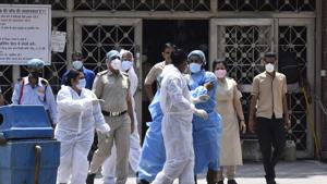 Covid warriors include policemen, doctors, sanitary workers and others.(HT PHOTO) Covid warriors include policemen, doctors, sanitary workers and others.(HT PHOTO)