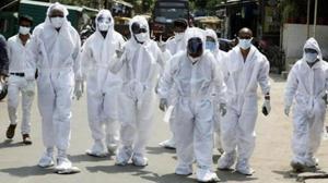 Till Wednesday, 4,082 coronavirus cases were reported from Gujarat out of which 3,423 cases have been reported from these four cities which is 90.72% of the total.(ANI PHOTO.) Till Wednesday, 4,082 coronavirus cases were reported from Gujarat out of which 3,423 cases have been reported from these four cities which is 90.72% of the total.(ANI PHOTO.)