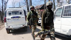 Based on an input about the presence of militants in Melhoora area of south Kashmir’s district, a cordon and search operation was launched by security forces on Tuesday, a police spokesman said.(ANI file photo. Representative image) Based on an input about the presence of militants in Melhoora area of south Kashmir’s district, a cordon and search operation was launched by security forces on Tuesday, a police spokesman said.(ANI file photo. Representative image)
