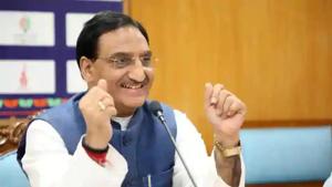 Union Human Resource Development Minister Ramesh Pokhriyal. (Photo: Twitter) Union Human Resource Development Minister Ramesh Pokhriyal. (Photo: Twitter)