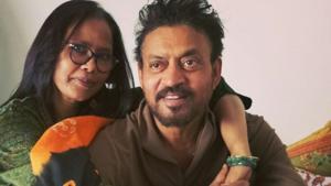 Sutapa Sikdar and Irrfan Khan. Sutapa Sikdar and Irrfan Khan.