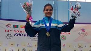 India women’s kho kho captain Nasreen Shaikh.(File) India women’s kho kho captain Nasreen Shaikh.(File)