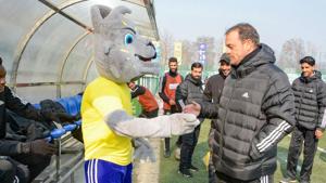File image of Real Kashmir coach David Robertson.(PTI) File image of Real Kashmir coach David Robertson.(PTI)