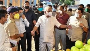 Karnataka Chief Minister BS Yediyurappa has said that at present there are no plans to allow malls, hotels or movie theatres to start functioning, but hinted that the state government would await the Centre’s directives in this regard before taking a final decision.(PTI PHOTO.) Karnataka Chief Minister BS Yediyurappa has said that at present there are no plans to allow malls, hotels or movie theatres to start functioning, but hinted that the state government would await the Centre’s directives in this regard before taking a final decision.(PTI PHOTO.)