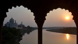 Agra is ranked 11th among most affected districts nationally.(ANI Photo) Agra is ranked 11th among most affected districts nationally.(ANI Photo)