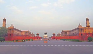 The Rashtrapati Bhavan at the western end of Rajpath, which the government is seeking to remodel.(Mint) The Rashtrapati Bhavan at the western end of Rajpath, which the government is seeking to remodel.(Mint)