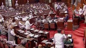 Elections to fill 18 Rajya Sabha vacancies – four each in Gujarat and Andhra Pradesh, three each in Rajasthan and Madhya Pradesh, two in Jharkhand, and one each in Manipur and Meghalaya – were put off.(PTI file photo. Representative image) Elections to fill 18 Rajya Sabha vacancies – four each in Gujarat and Andhra Pradesh, three each in Rajasthan and Madhya Pradesh, two in Jharkhand, and one each in Manipur and Meghalaya – were put off.(PTI file photo. Representative image)