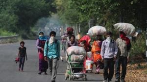The Union ministry of home affairs (MHA) had on Wednesday allowed the movement of the stranded people, including migrant labourers, workers, students, tourists, and issued guidelines for their travel.(Yogendra Kumar/HT file photo. Representative image) The Union ministry of home affairs (MHA) had on Wednesday allowed the movement of the stranded people, including migrant labourers, workers, students, tourists, and issued guidelines for their travel.(Yogendra Kumar/HT file photo. Representative image)