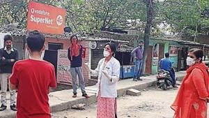 Dr Alka Chaudhary, 48, has been working in the city’s first mohalla clinic in Peera Garhi. Dr Alka Chaudhary, 48, has been working in the city’s first mohalla clinic in Peera Garhi.