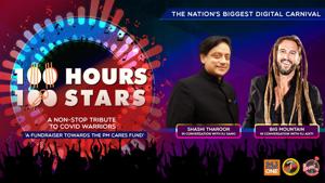 <p>Donate towards #PMCARES fund by clicking on the link: https://m.p-y.tm/FFM-PMCARES</p><p>Get ready for some fancy words, A-level humour and a big band bang!</p><p>Here's RJ Sanu with Shashi Tharoor and RJ Aditi with the Big Mountain band members. </p><p>Disclaimer:</p><p>Fever FM, Radio Nasha & Radio One do not take any responsibility for the successful operation, uptime, and consummation of the payment process, which is being run by Paytm and linked directly to the PM Cares Fund collection window/portal. The role of Fever FM, Radio Nasha & Radio One is to encourage donations </p><p>#100Hours100Stars</p>