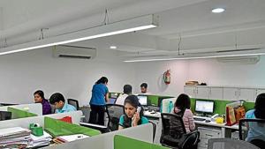 The open office is aimed to improve collaboration and proficiency among employees. In a post-Covid-19 world, this translates into zero social distancing, not to mention multiple shared surfaces.(Bloomberg photo) The open office is aimed to improve collaboration and proficiency among employees. In a post-Covid-19 world, this translates into zero social distancing, not to mention multiple shared surfaces.(Bloomberg photo)