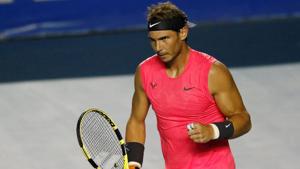 Spain's Rafael Nadal reacts during his final match against Taylor Fritz of the U.S.(REUTERS) Spain's Rafael Nadal reacts during his final match against Taylor Fritz of the U.S.(REUTERS)