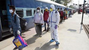 The Pune railway division is also waiting for a notification from the state government regarding the release of trains from Pune to transport migrants to their native places(ANI photo) The Pune railway division is also waiting for a notification from the state government regarding the release of trains from Pune to transport migrants to their native places(ANI photo)
