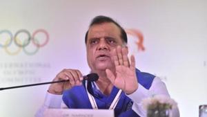 President of the Indian Olympic Association (IOA) Dr. Narinder Dhruv Batra.(Sonu Mehta/HT PHOTO) President of the Indian Olympic Association (IOA) Dr. Narinder Dhruv Batra.(Sonu Mehta/HT PHOTO)