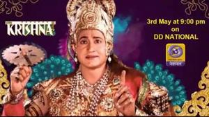 Shri Krishna was telecast on Doordarshan in the nineties and gained much popularity.(Twitter/@DDNational) Shri Krishna was telecast on Doordarshan in the nineties and gained much popularity.(Twitter/@DDNational)