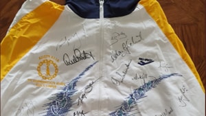 A picture of Ricky Ponting’s jacket for 1998 Commonwealth Games.(Twitter)