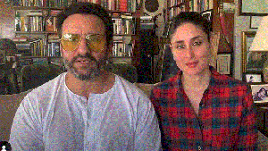 Kareena and Saif ask all to donate for Covid-19 charity. Kareena and Saif ask all to donate for Covid-19 charity.