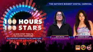 <p>&ldquo;Donate towards #PMCARES fund by clicking on the link: https://m.p-y.tm/FFM-PMCARES</p><p>Get ready for a fun and glamourous hour with our next guests! Here's Aditi Mittal with RJ Rohini and Sameera Reddy with RJ Jane to honour our brave COVID fighters in the frontline!</p><p>Disclaimer:</p><p>Fever FM, Radio Nasha & Radio One do not take any responsibility for the successful operation, uptime, and consummation of the payment process, which is being run by Paytm and linked directly to the PM Cares Fund collection window/portal. The role of Fever FM, Radio Nasha & Radio One is to encourage donations</p><p>#100Hours100Stars&rdquo;</p>
