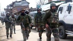 The attack on forces comes close on the heels of the gunbattle in north’s Kashmir’s Handwara, during which an Indian Army colonel and four other security personnel were killed on Sunday. (HT photo) The attack on forces comes close on the heels of the gunbattle in north’s Kashmir’s Handwara, during which an Indian Army colonel and four other security personnel were killed on Sunday. (HT photo)