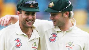 File image of Simon Katich and Michael Clarke.(Getty Images) File image of Simon Katich and Michael Clarke.(Getty Images)