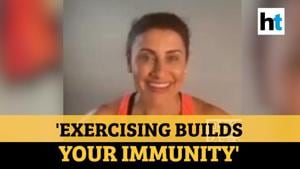 <p>Yasmin Karachiwala spoke with RJ Adaa during a live event 100 Hours 100 Stars. The celebrity fitness expert said that exercising is important even though people are engaging themselves in household chores like cleaning, washing etc. She added that exercising is the time for people to breathe and build their immunity. The event 100 Hours 100 Stars was organized by Fever network to raise funds for Covid-19. Watch the video for more details.</p>