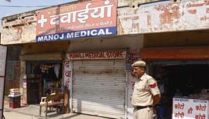 In April 2020 around Rs 52 crore worth of medicine was supplied across the country.(Yogendra Kumar/HT PHOTO) In April 2020 around Rs 52 crore worth of medicine was supplied across the country.(Yogendra Kumar/HT PHOTO)