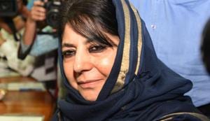 Mehbooba Mufti was initially detained on August 5 last year when the Centre abrogated special status of the erstwhile state and bifurcated it into two union territories -- Ladakh, and Jammu and Kashmir.(Sonu Mehta/HT PHOTO) Mehbooba Mufti was initially detained on August 5 last year when the Centre abrogated special status of the erstwhile state and bifurcated it into two union territories -- Ladakh, and Jammu and Kashmir.(Sonu Mehta/HT PHOTO)