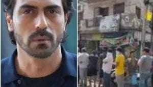Arjun Rampal has no patience for people crowding liquor stores. Arjun Rampal has no patience for people crowding liquor stores.