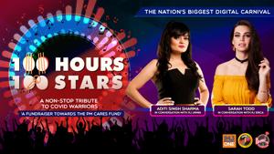 <p>“Donate towards #PMCARES fund by clicking on the link: https://m.p-y.tm/FFM-PMCARES</p><p>These two powerhouses of talent are gracing your feeds next on #100Hours100Stars - Aditi Singh Sharma & Sara Todd with RJ Urmin & Erica.</p><p>Disclaimer:</p><p>Fever FM, Radio Nasha & Radio One do not take any responsibility for the successful operation, uptime, and consummation of the payment process, which is being run by Paytm and linked directly to the PM Cares Fund collection window/portal. The role of Fever FM, Radio Nasha & Radio One is to encourage donations</p><p>#100Hours100Stars”</p>