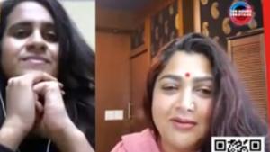 Khushbu Sundar spoke to Hindustan Times as part of 100 Hours 100 Stars initiative. Khushbu Sundar spoke to Hindustan Times as part of 100 Hours 100 Stars initiative.
