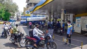 The fuel stations were considered as an essential service and were serving fuel only to those involved in essential services and those exempted in the collector’s previous orders.(Sanket Wankhade/ HT file photo) The fuel stations were considered as an essential service and were serving fuel only to those involved in essential services and those exempted in the collector’s previous orders.(Sanket Wankhade/ HT file photo)