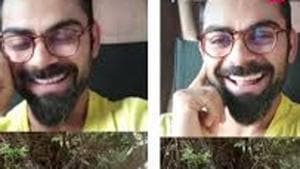 Virat Kohli in conversation with AB de Villiers.(Instagram Live/Screengrab) Virat Kohli in conversation with AB de Villiers.(Instagram Live/Screengrab)