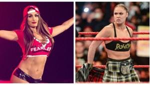 Nikki Bella and Ronda Rousey.(WWE)