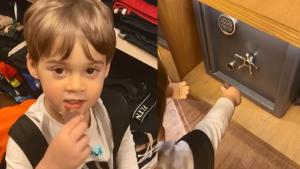Karan Johar’s son Yash found his locker in the closet. Karan Johar’s son Yash found his locker in the closet.