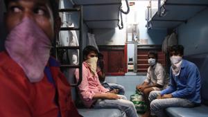 Both the states have received 37-38 trains till Thursday, ferrying nearly 1000 passengers each, followed by Odisha and Jharkhand who have received 13 and 10 trains, respectively. ( Photo by Bachchan Kumar/Hindustan Times) Both the states have received 37-38 trains till Thursday, ferrying nearly 1000 passengers each, followed by Odisha and Jharkhand who have received 13 and 10 trains, respectively. ( Photo by Bachchan Kumar/Hindustan Times)