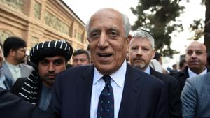 US special envoy Zalmay Khalilzad, the first high-level foreign dignitary to travel to New Delhi since Covid-19-related travel restrictions came into effect, visited India as part of a three-nation tour that will also take him to Qatar and Pakistan.(AFP/ File photo) US special envoy Zalmay Khalilzad, the first high-level foreign dignitary to travel to New Delhi since Covid-19-related travel restrictions came into effect, visited India as part of a three-nation tour that will also take him to Qatar and Pakistan.(AFP/ File photo)