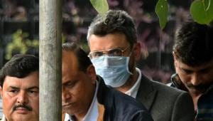 The Delhi High Court told Sanjeev Chawla not to leave the city and keep his phone operational at all times.(Amal KS/HT PHOTO) The Delhi High Court told Sanjeev Chawla not to leave the city and keep his phone operational at all times.(Amal KS/HT PHOTO)