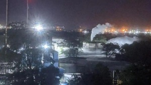 Earlier on Thursday, gas leak at a chemical plant in Visakhapatnam claimed 11 lives.(ANI) Earlier on Thursday, gas leak at a chemical plant in Visakhapatnam claimed 11 lives.(ANI)