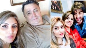 Riddhima Kapoor has shared a picture with mother Neetu and brother Ranbir Kapoor on Instagram. Riddhima Kapoor has shared a picture with mother Neetu and brother Ranbir Kapoor on Instagram.